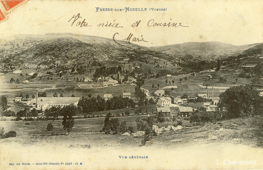 Fresse-sur-Moselle. - Vue générale en 1910.JPG